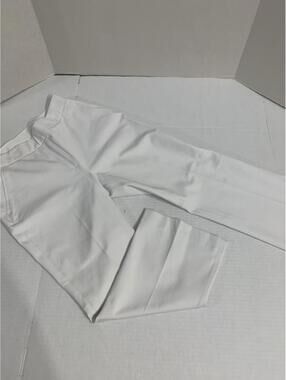 Spanx Womans Size Medium White Pull On Pants Cropped